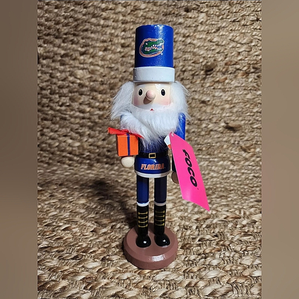 NEW Florida Gators 10" NCAA Team Holiday Christmas Nutcracker FOCO Collectable